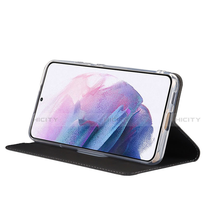 Handytasche Stand Schutzhülle Flip Leder Hülle D06T für Samsung Galaxy S21 5G