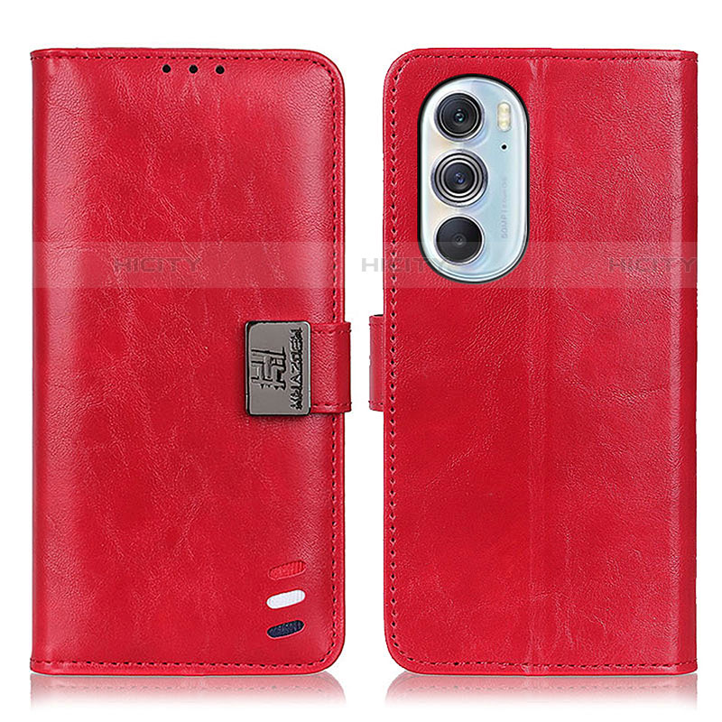 Handytasche Stand Schutzhülle Flip Leder Hülle D06Y für Motorola Moto Edge Plus (2022) 5G Rot