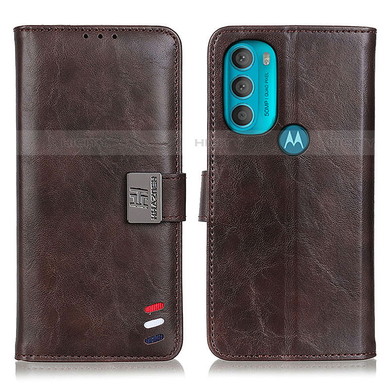 Handytasche Stand Schutzhülle Flip Leder Hülle D06Y für Motorola Moto G71 5G