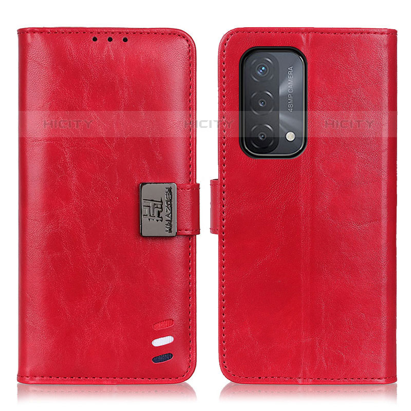 Handytasche Stand Schutzhülle Flip Leder Hülle D06Y für OnePlus Nord N200 5G Rot