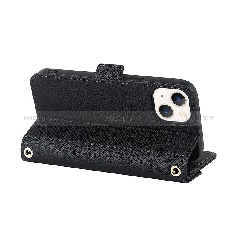 Handytasche Stand Schutzhülle Flip Leder Hülle D07T für Apple iPhone 13