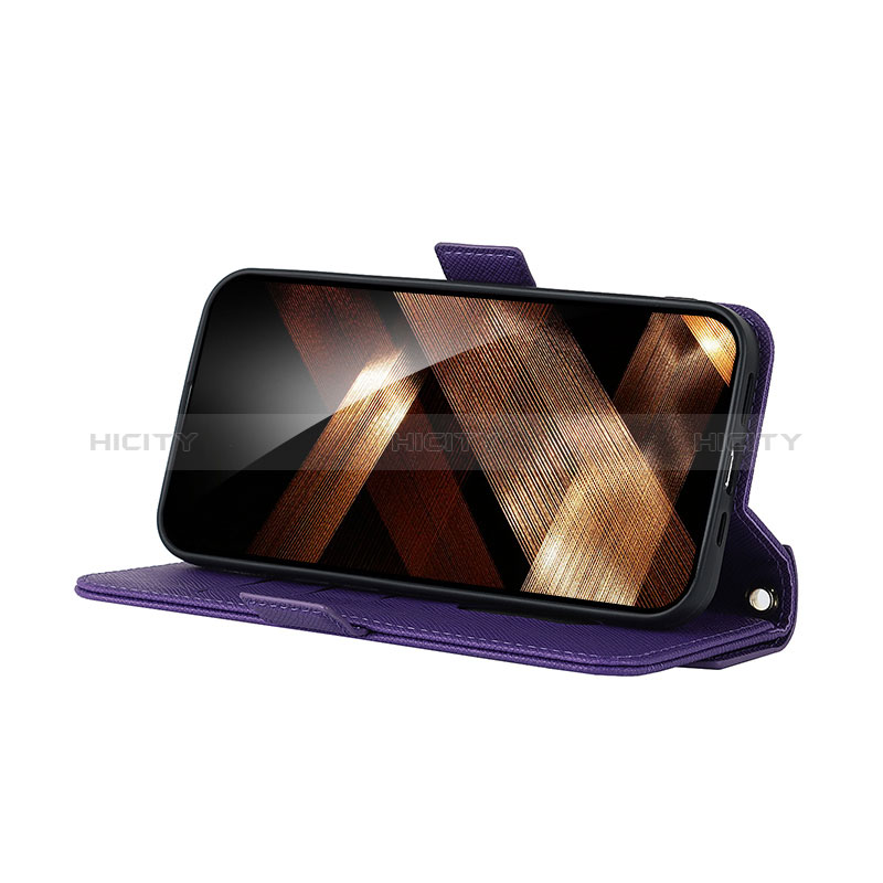 Handytasche Stand Schutzhülle Flip Leder Hülle D07T für Apple iPhone 14 Pro groß