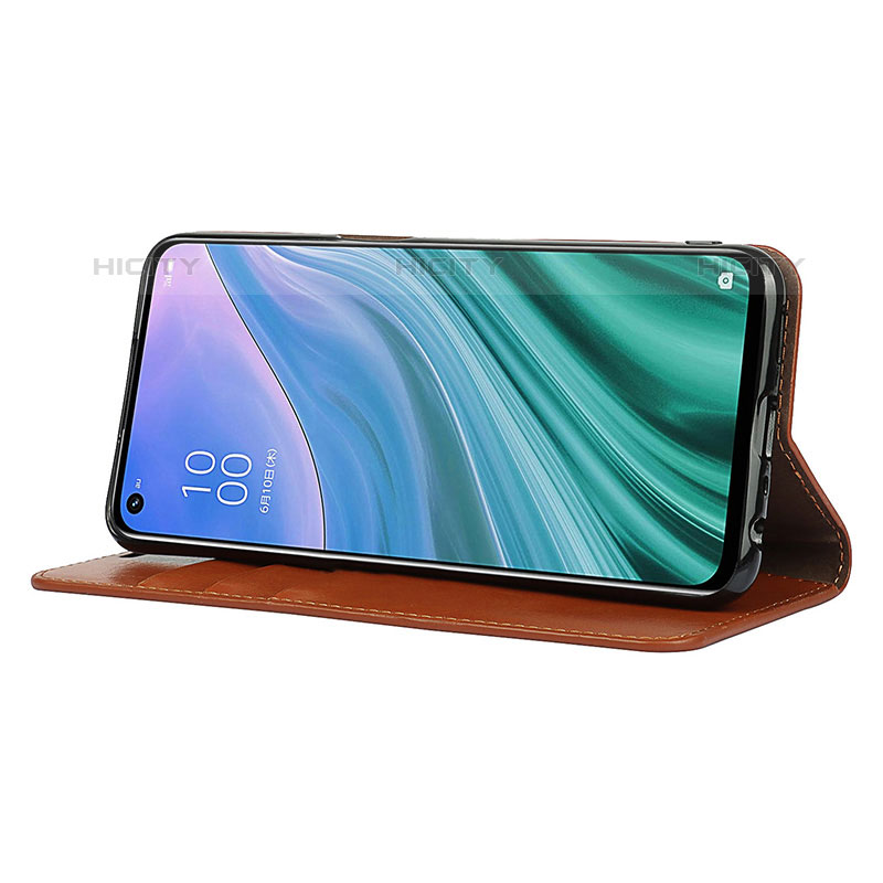 Handytasche Stand Schutzhülle Flip Leder Hülle D07T für OnePlus Nord N200 5G groß