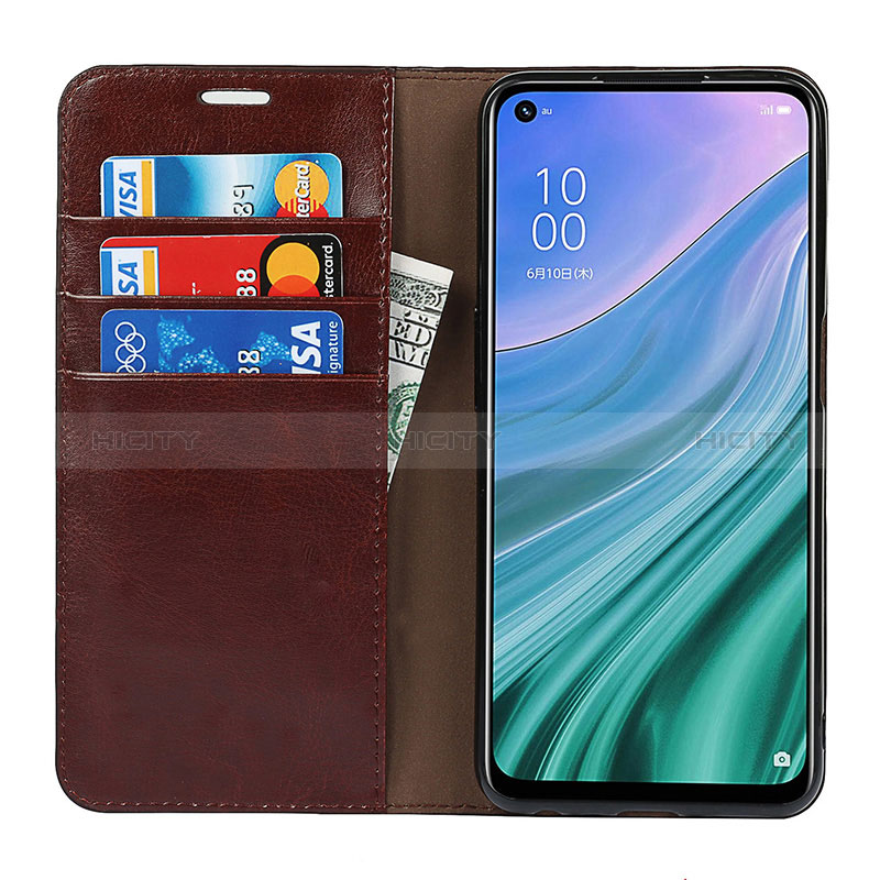 Handytasche Stand Schutzhülle Flip Leder Hülle D07T für Oppo A74 5G