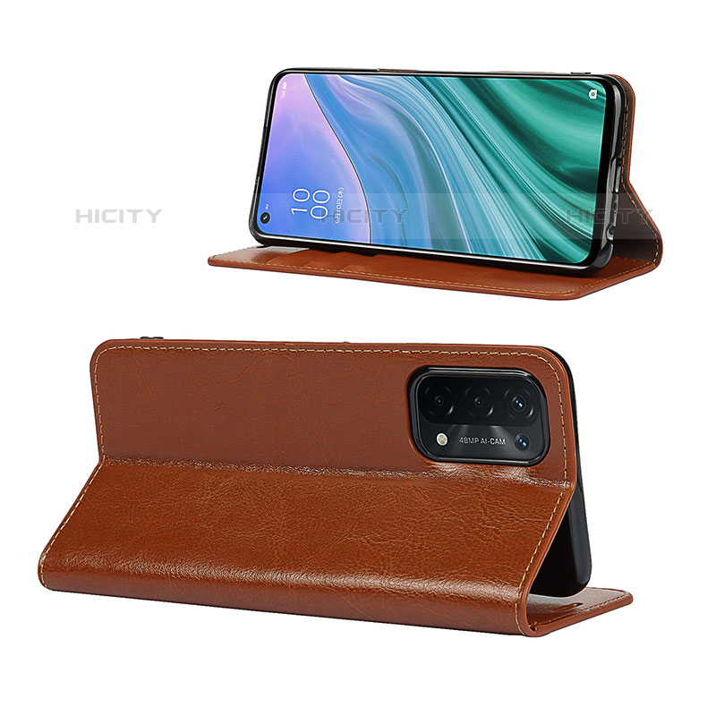 Handytasche Stand Schutzhülle Flip Leder Hülle D07T für Oppo A93 5G groß