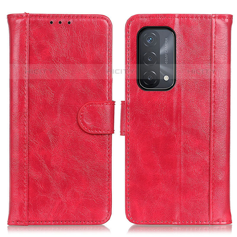 Handytasche Stand Schutzhülle Flip Leder Hülle D07Y für OnePlus Nord N200 5G Rot