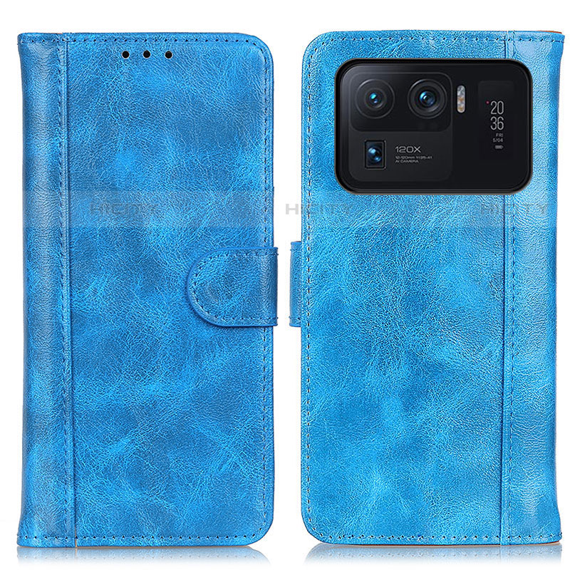 Handytasche Stand Schutzhülle Flip Leder Hülle D07Y für Xiaomi Mi 11 Ultra 5G Hellblau Plus