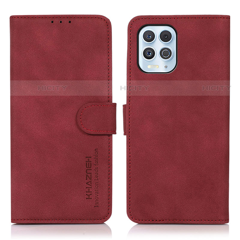 Handytasche Stand Schutzhülle Flip Leder Hülle D08Y für Motorola Moto Edge S 5G Rot