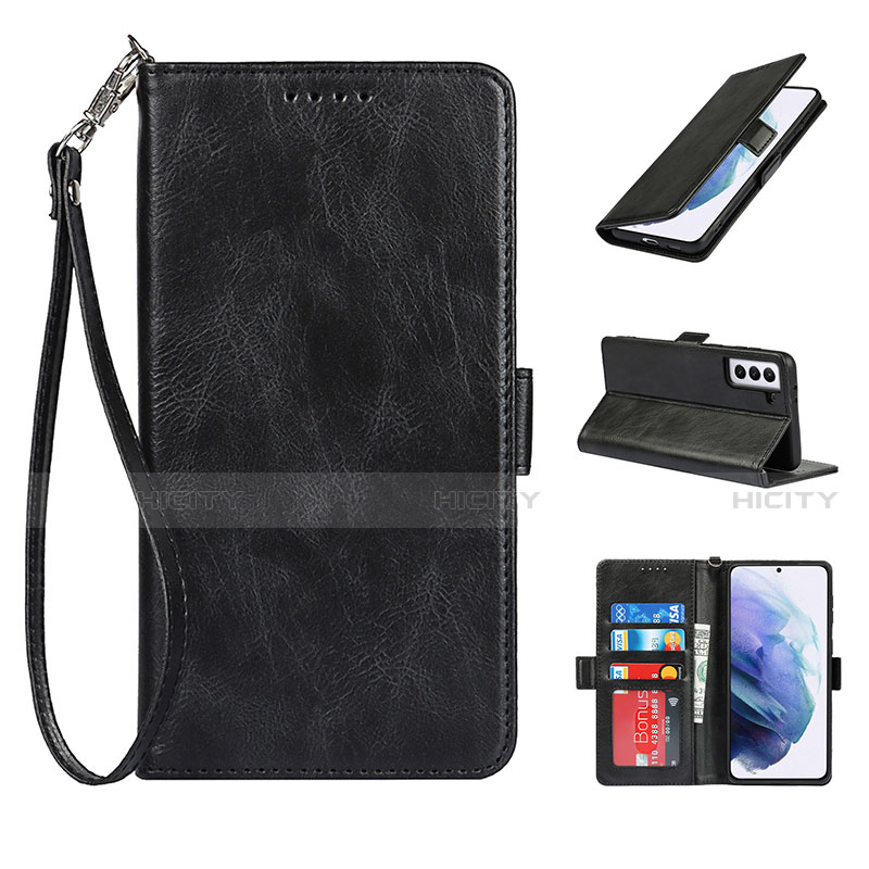 Handytasche Stand Schutzhülle Flip Leder Hülle D09T für Samsung Galaxy S21 5G