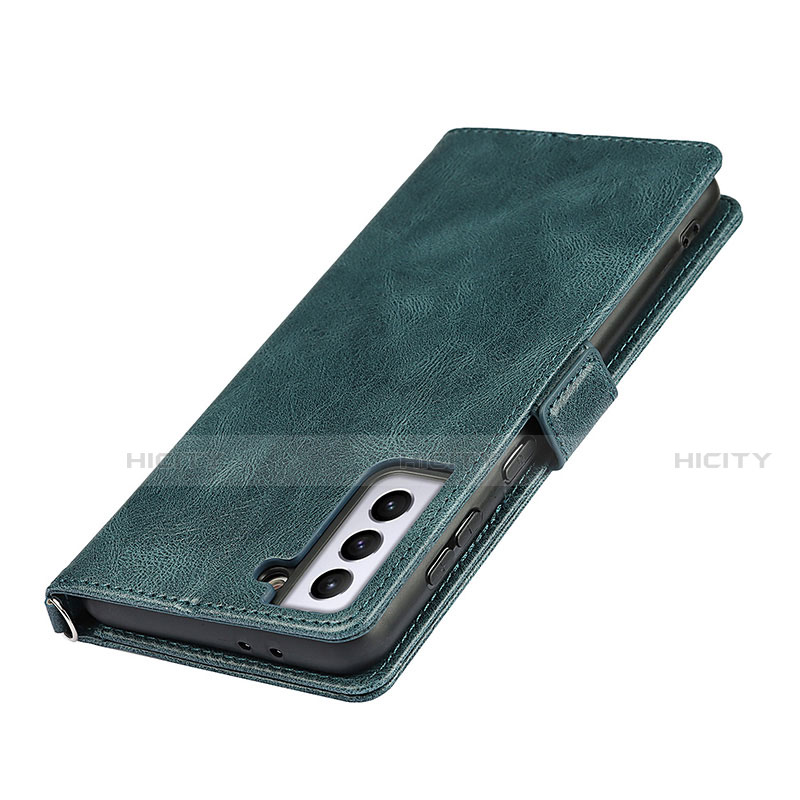 Handytasche Stand Schutzhülle Flip Leder Hülle D09T für Samsung Galaxy S21 5G