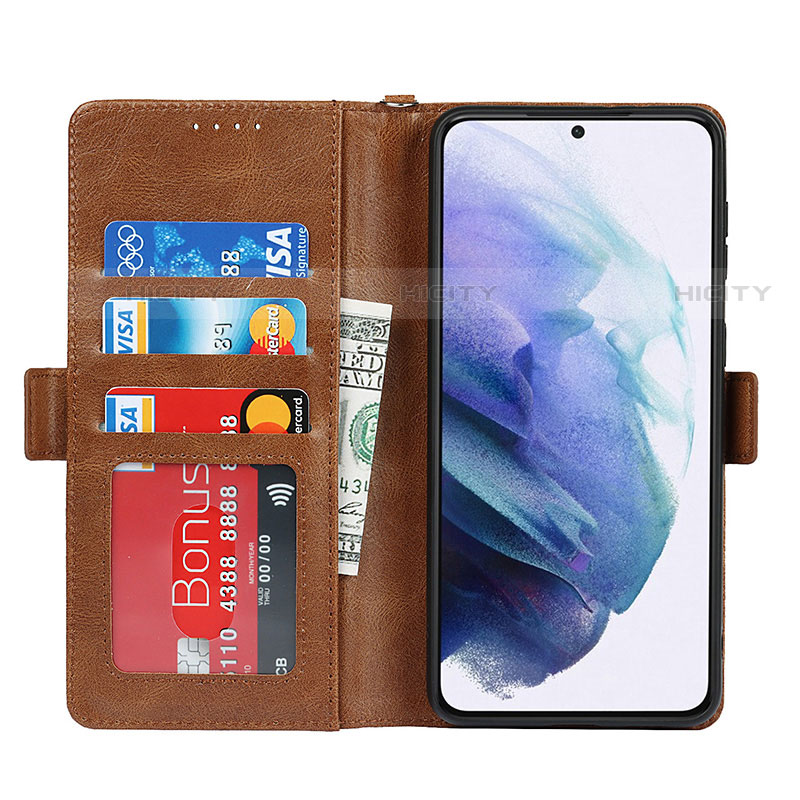 Handytasche Stand Schutzhülle Flip Leder Hülle D09T für Samsung Galaxy S21 Plus 5G