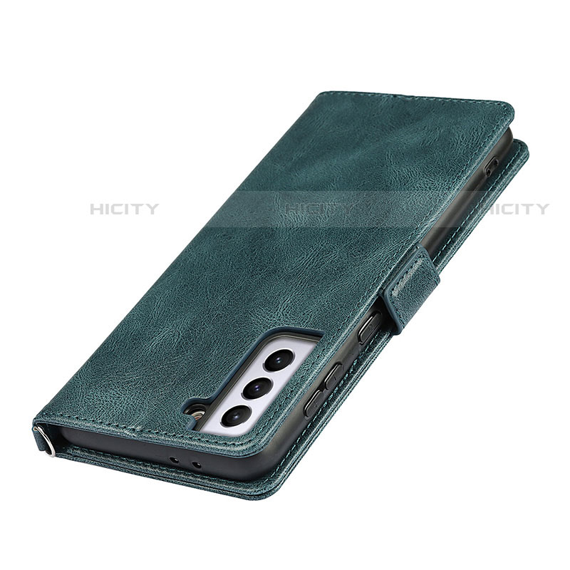 Handytasche Stand Schutzhülle Flip Leder Hülle D09T für Samsung Galaxy S22 5G