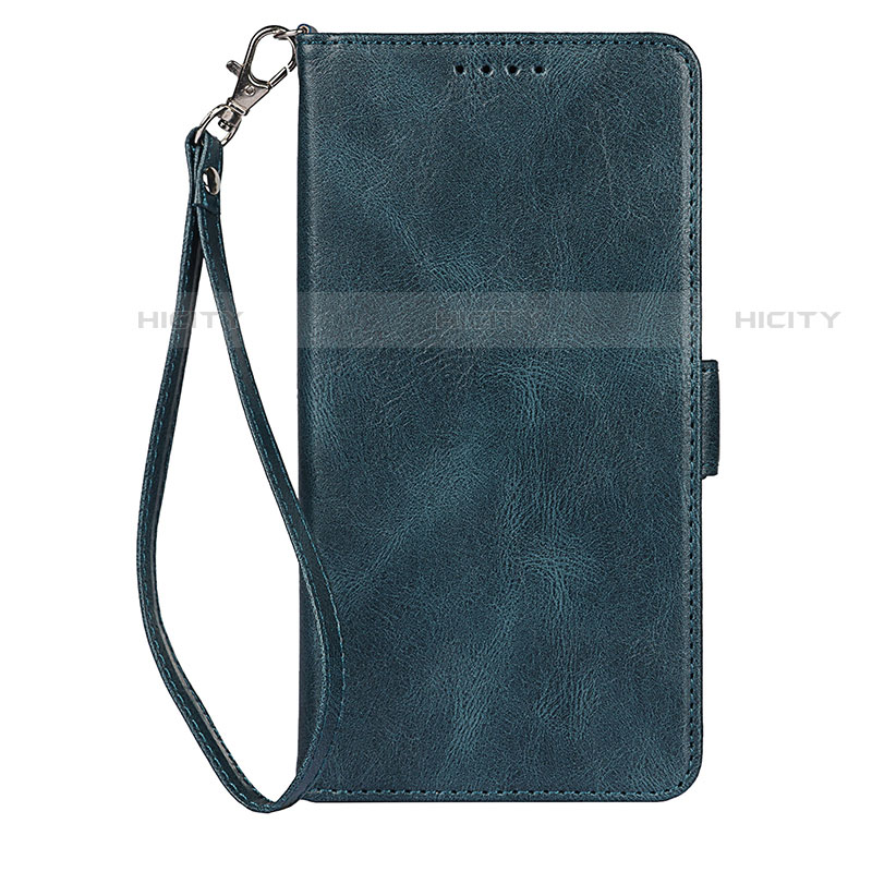 Handytasche Stand Schutzhülle Flip Leder Hülle D09T für Samsung Galaxy S22 5G Blau