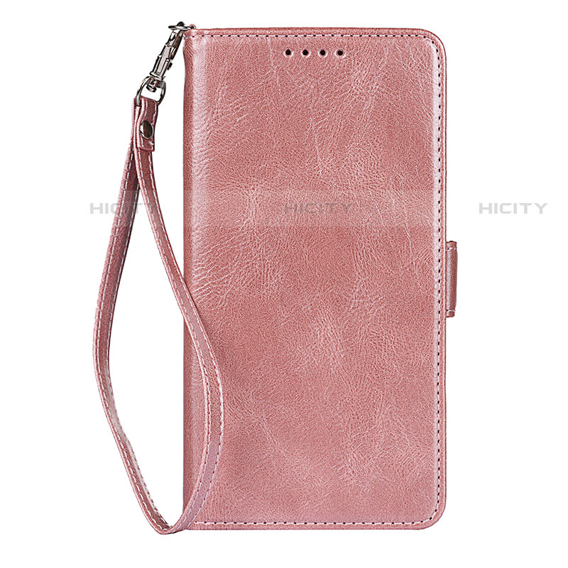 Handytasche Stand Schutzhülle Flip Leder Hülle D09T für Samsung Galaxy S22 5G Rosegold