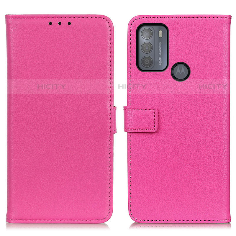 Handytasche Stand Schutzhülle Flip Leder Hülle D09Y für Motorola Moto G50 Pink