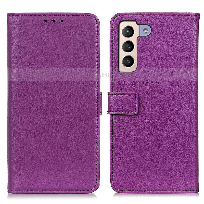 Handytasche Stand Schutzhülle Flip Leder Hülle D09Y für Samsung Galaxy S21 FE 5G Violett