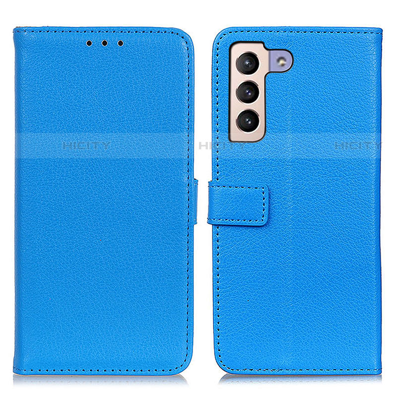 Handytasche Stand Schutzhülle Flip Leder Hülle D09Y für Samsung Galaxy S22 5G Hellblau Plus