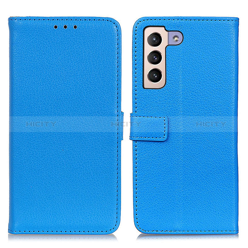 Handytasche Stand Schutzhülle Flip Leder Hülle D09Y für Samsung Galaxy S24 5G Hellblau