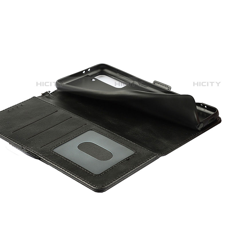 Handytasche Stand Schutzhülle Flip Leder Hülle D10T für Samsung Galaxy S21 FE 5G groß