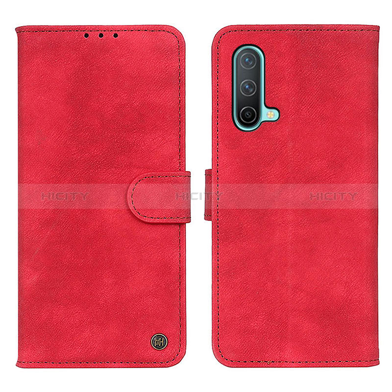 Handytasche Stand Schutzhülle Flip Leder Hülle D10Y für OnePlus Nord CE 5G Rot