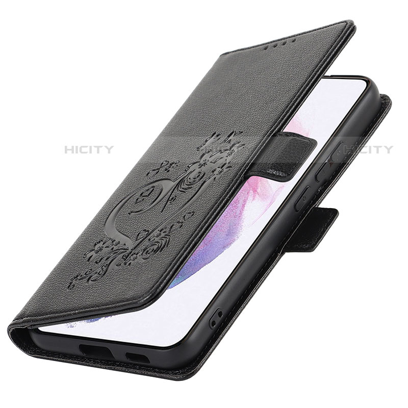 Handytasche Stand Schutzhülle Flip Leder Hülle D11T für Samsung Galaxy S21 Plus 5G groß