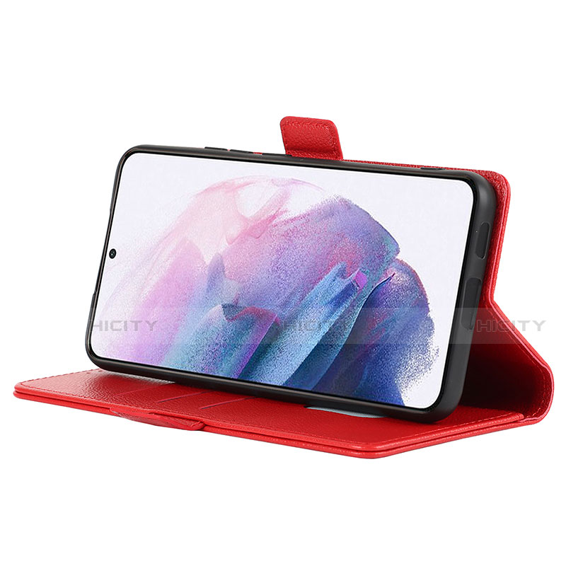 Handytasche Stand Schutzhülle Flip Leder Hülle D12T für Samsung Galaxy S21 5G