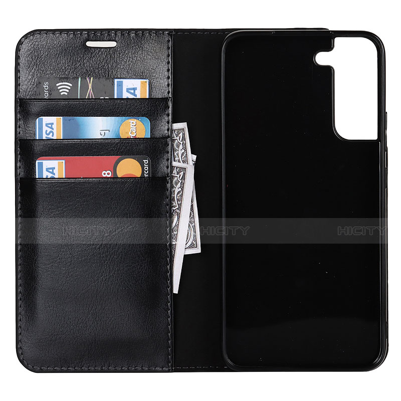 Handytasche Stand Schutzhülle Flip Leder Hülle D13T für Samsung Galaxy S21 5G