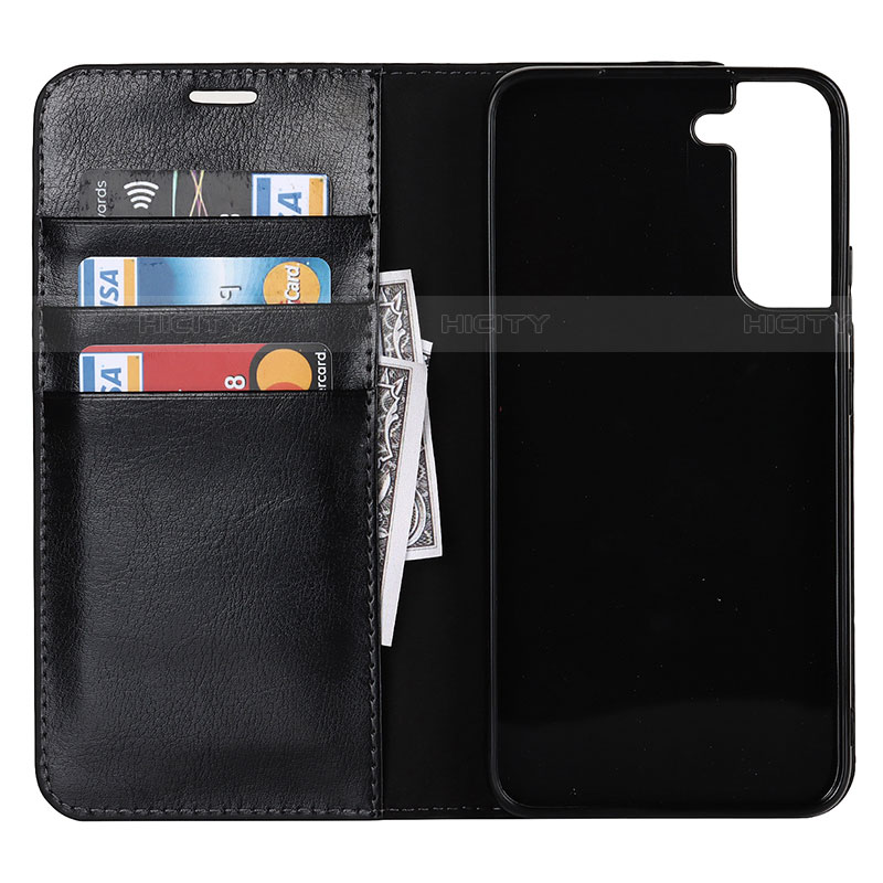 Handytasche Stand Schutzhülle Flip Leder Hülle D13T für Samsung Galaxy S22 Plus 5G groß