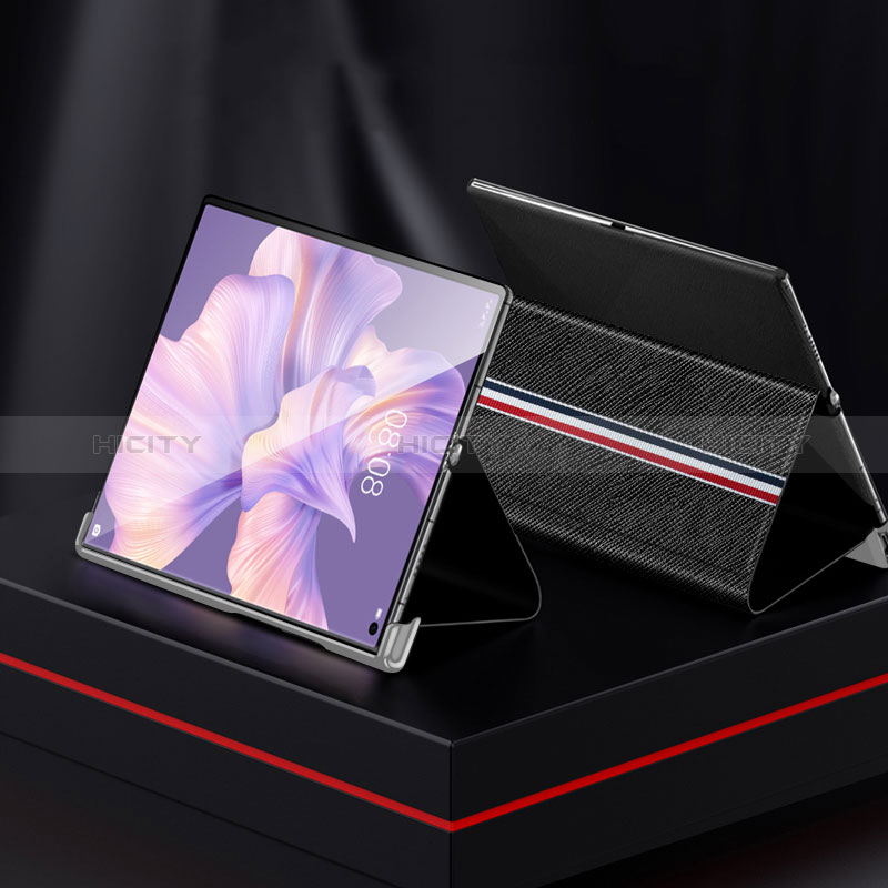 Handytasche Stand Schutzhülle Flip Leder Hülle DL1 für Huawei Mate Xs 2