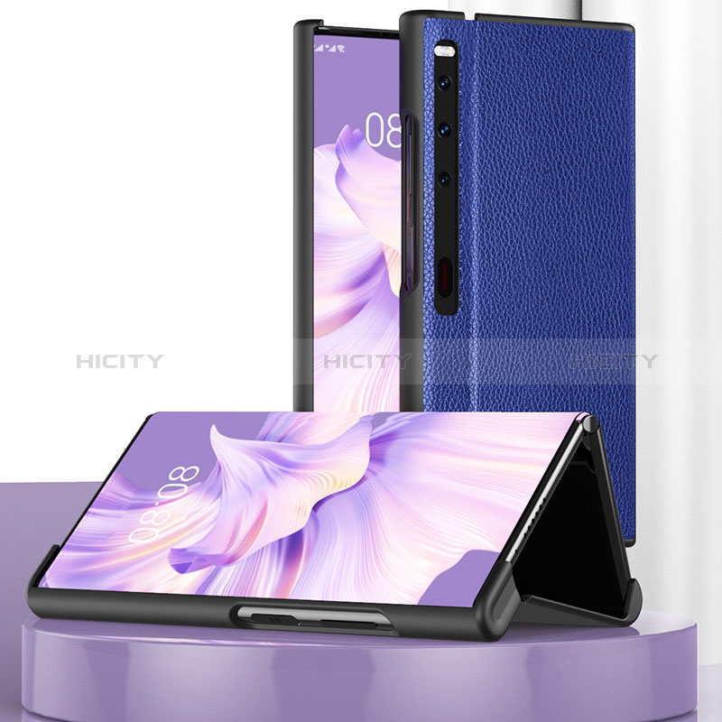 Handytasche Stand Schutzhülle Flip Leder Hülle DL2 für Huawei Mate Xs 2 groß