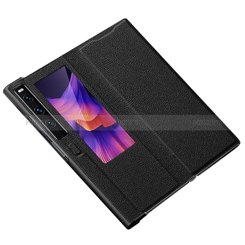 Handytasche Stand Schutzhülle Flip Leder Hülle DL3 für Huawei Mate Xs 2 groß