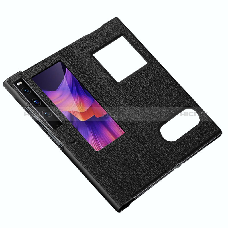 Handytasche Stand Schutzhülle Flip Leder Hülle DL4 für Huawei Mate Xs 2 groß