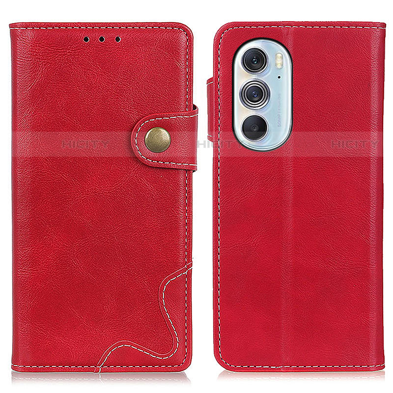 Handytasche Stand Schutzhülle Flip Leder Hülle DY01 für Motorola Moto Edge X30 5G Rot Plus