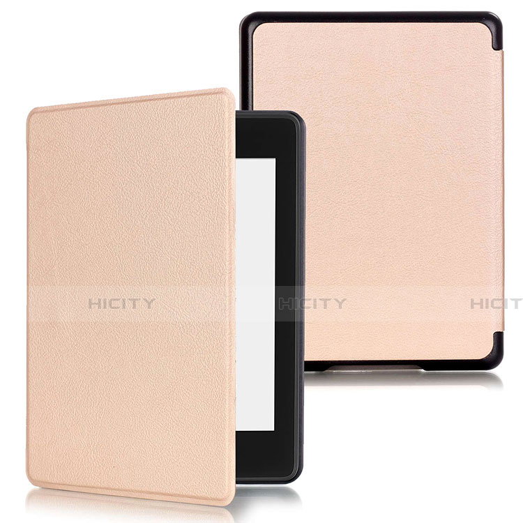 Handytasche Stand Schutzhülle Flip Leder Hülle für Amazon Kindle Paperwhite 6 inch Gold Plus