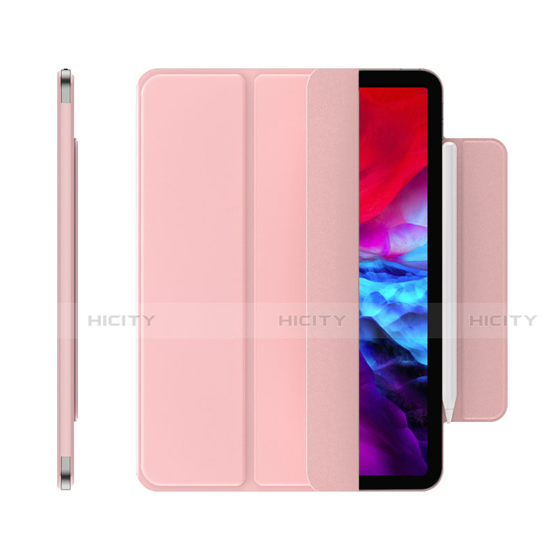 Handytasche Stand Schutzhülle Flip Leder Hülle für Apple iPad Pro 11 (2021) Rosegold Plus