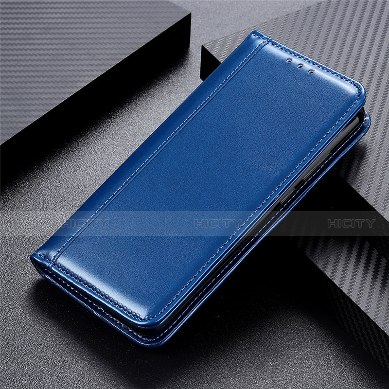 Handytasche Stand Schutzhülle Flip Leder Hülle für Apple iPhone 12 Pro Blau