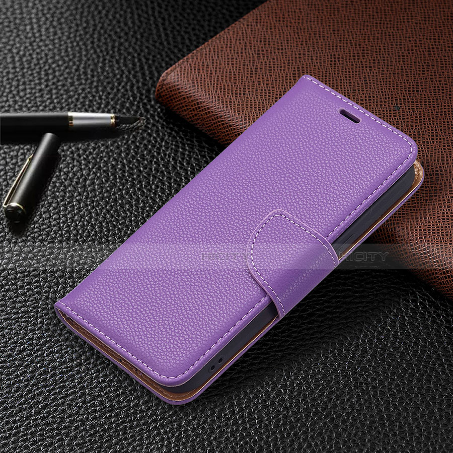 Handytasche Stand Schutzhülle Flip Leder Hülle für Apple iPhone 13 Mini Violett