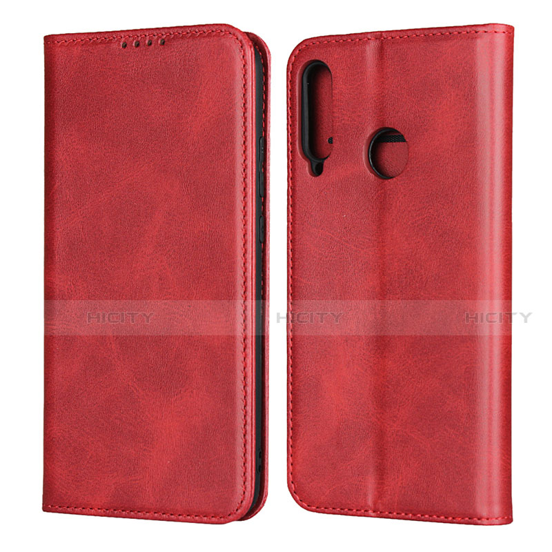 Handytasche Stand Schutzhülle Flip Leder Hülle für Huawei Honor 9C Rot Plus