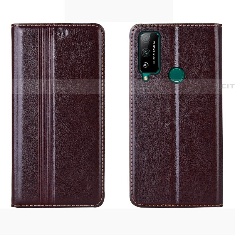 Handytasche Stand Schutzhülle Flip Leder Hülle für Huawei Honor Play4T Braun