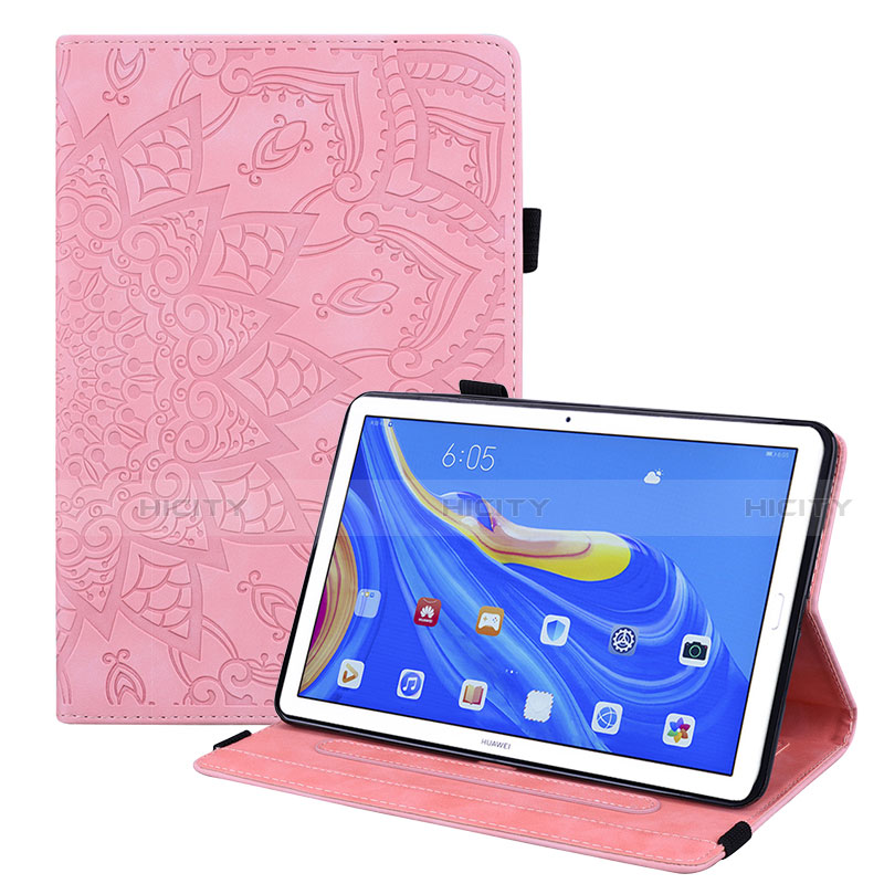 Handytasche Stand Schutzhülle Flip Leder Hülle für Huawei MatePad 10.8 Rosa Plus