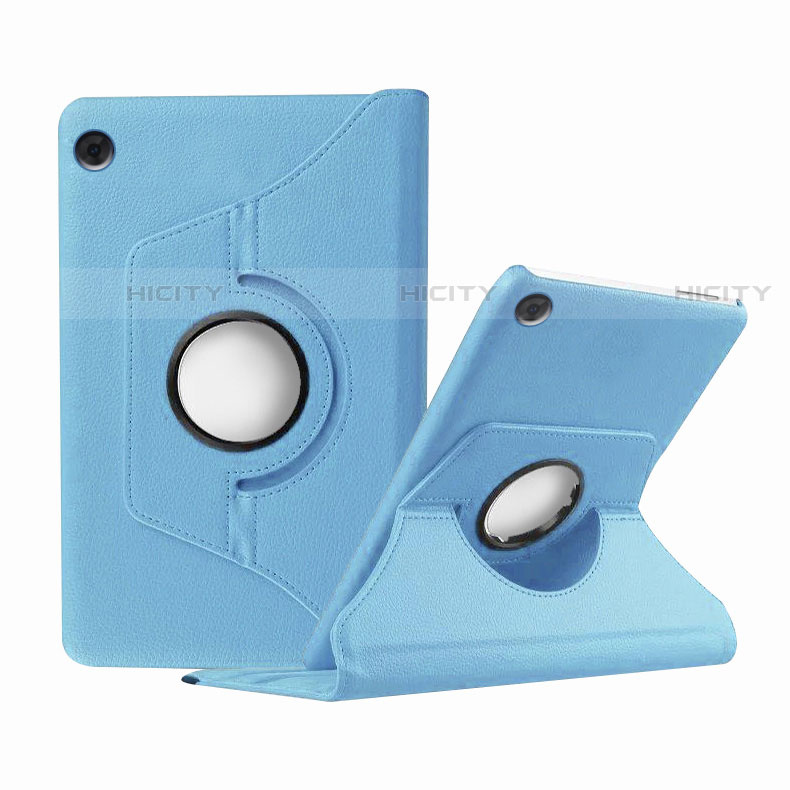 Handytasche Stand Schutzhülle Flip Leder Hülle für Huawei MatePad T 8 Hellblau Plus