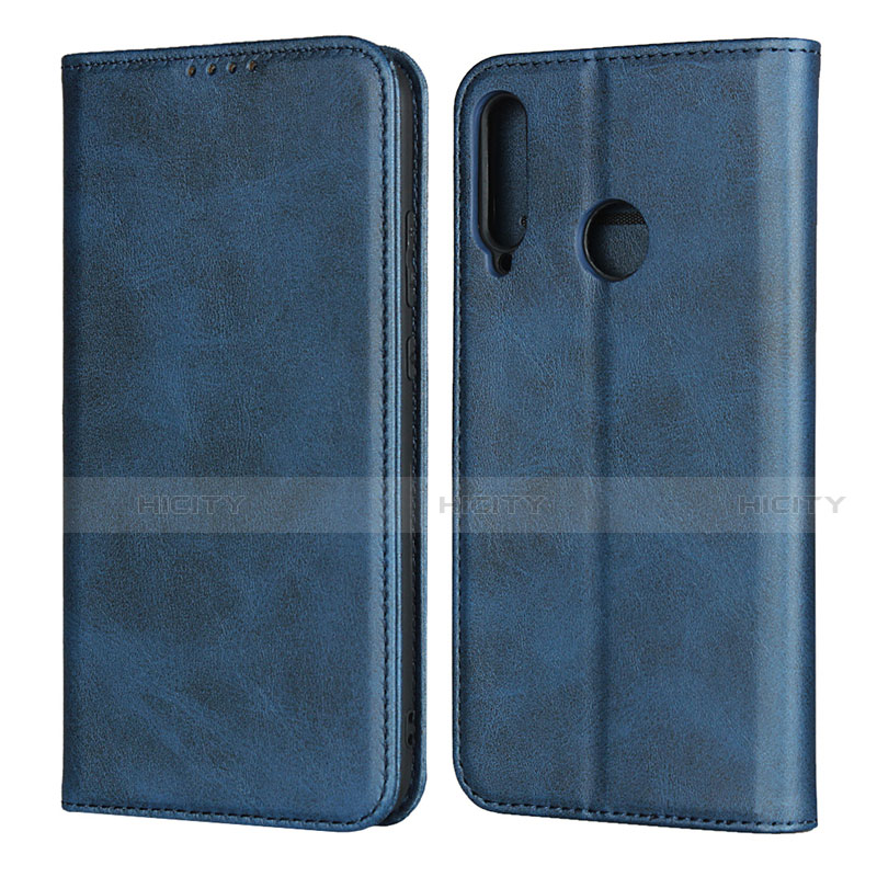 Handytasche Stand Schutzhülle Flip Leder Hülle für Huawei P40 Lite E Blau