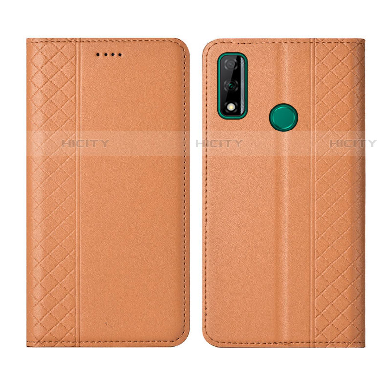 Handytasche Stand Schutzhülle Flip Leder Hülle für Huawei Y8s Orange