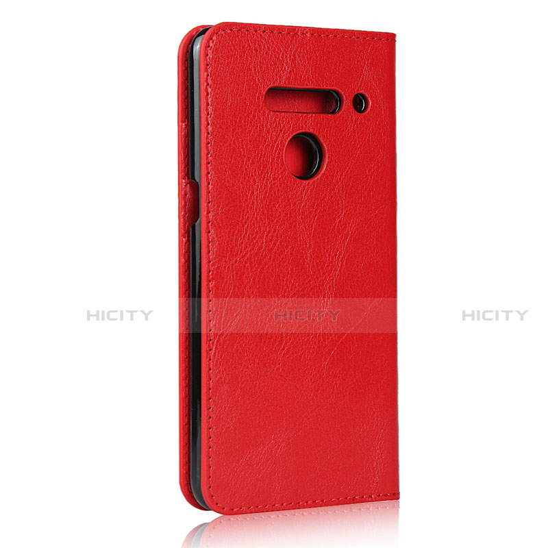 Handytasche Stand Schutzhülle Flip Leder Hülle für LG V50 ThinQ 5G Rot