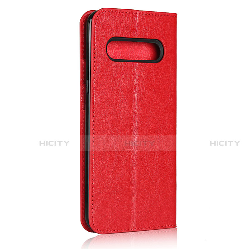 Handytasche Stand Schutzhülle Flip Leder Hülle für LG V60 ThinQ 5G Rot