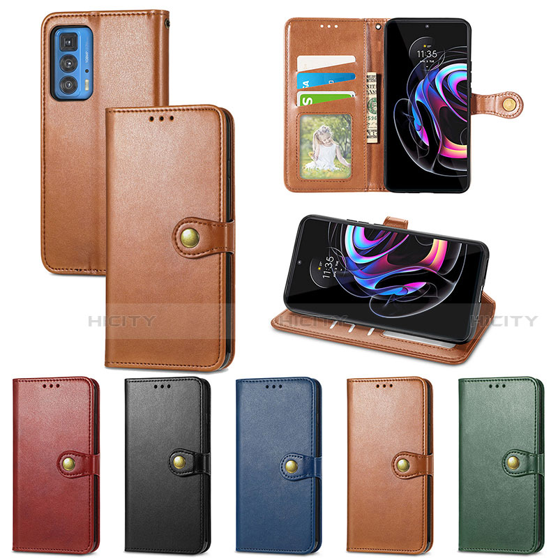 Handytasche Stand Schutzhülle Flip Leder Hülle für Motorola Moto Edge 20 Pro 5G