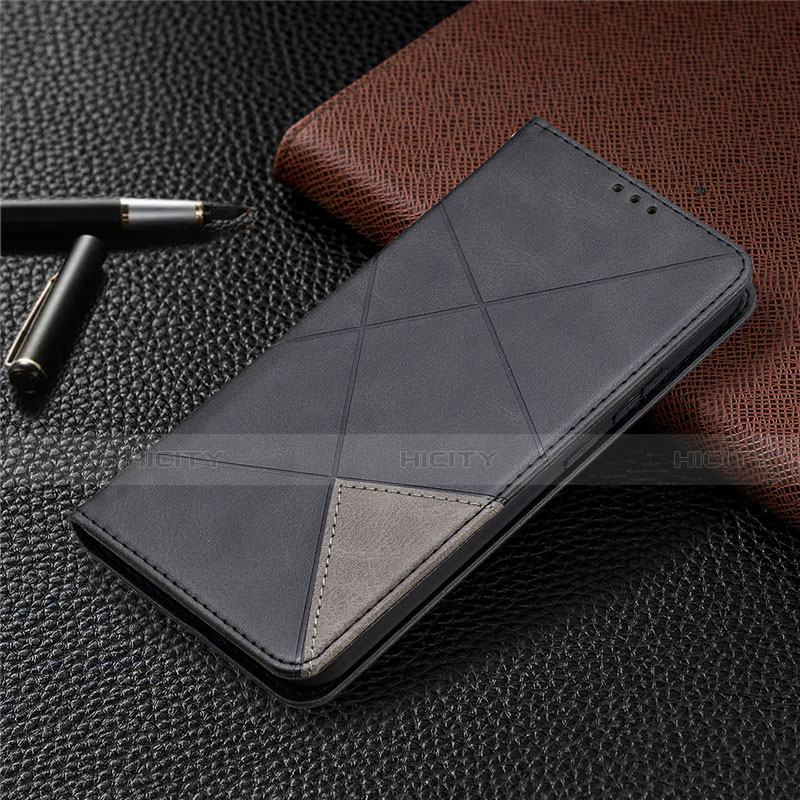 Handytasche Stand Schutzhülle Flip Leder Hülle für Nokia 3.4 Schwarz Plus