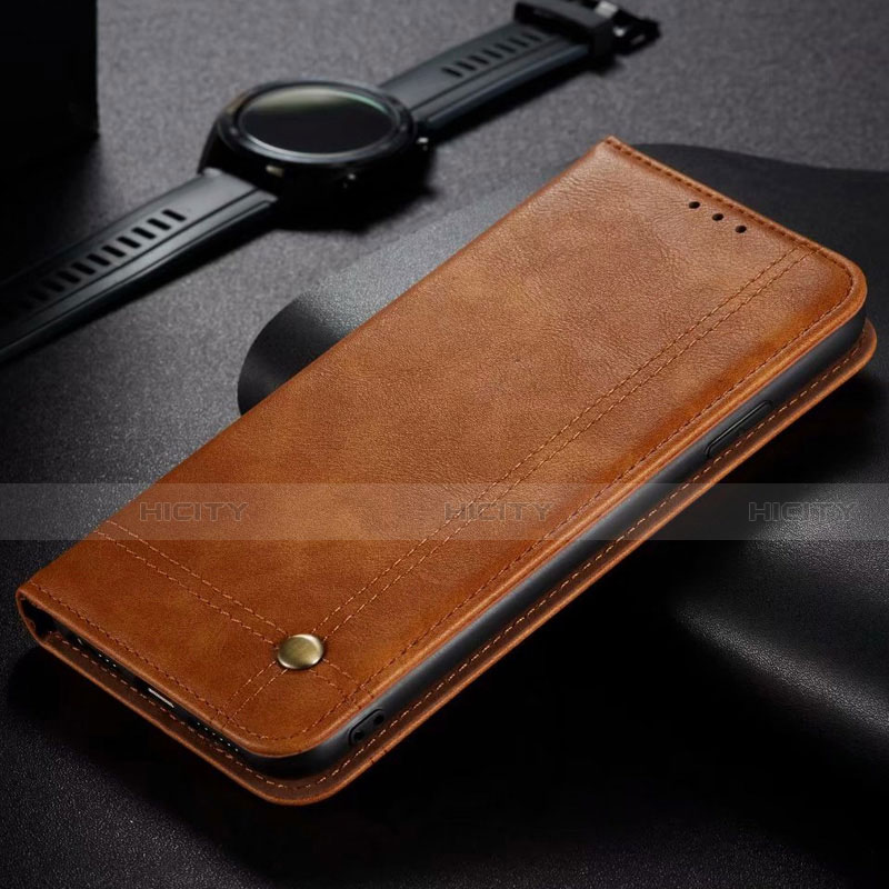 Handytasche Stand Schutzhülle Flip Leder Hülle für Oppo A12 Orange Plus