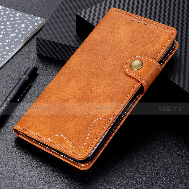 Handytasche Stand Schutzhülle Flip Leder Hülle für Oppo A33 Orange