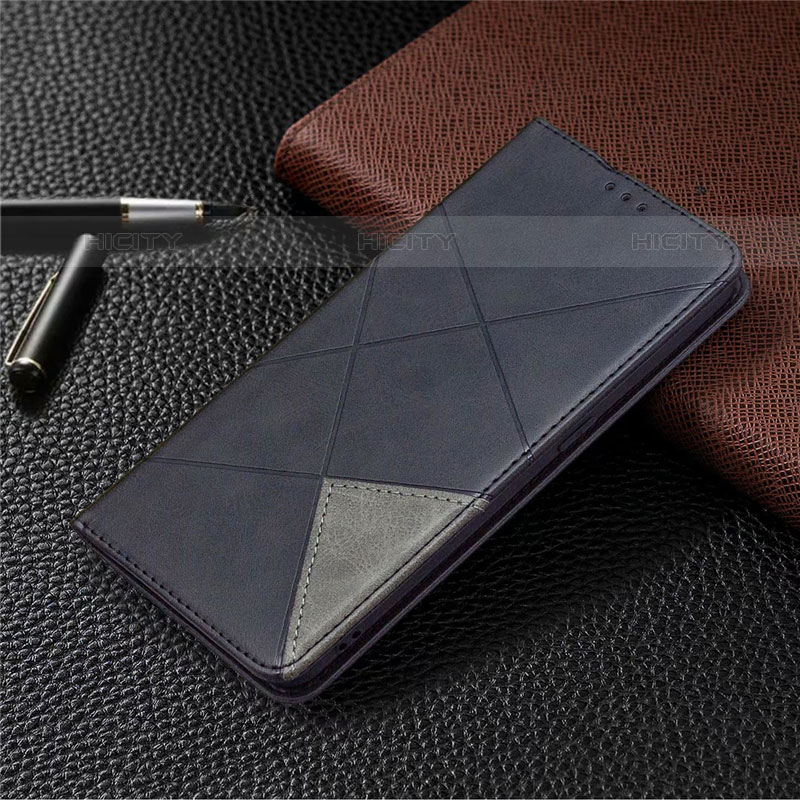 Handytasche Stand Schutzhülle Flip Leder Hülle für Oppo A35 Schwarz